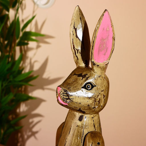 Сувенир «Заяц», висячие лапки, 70 см, дерево