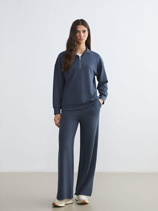 Dik Yaka Kad?n Sweatshirt