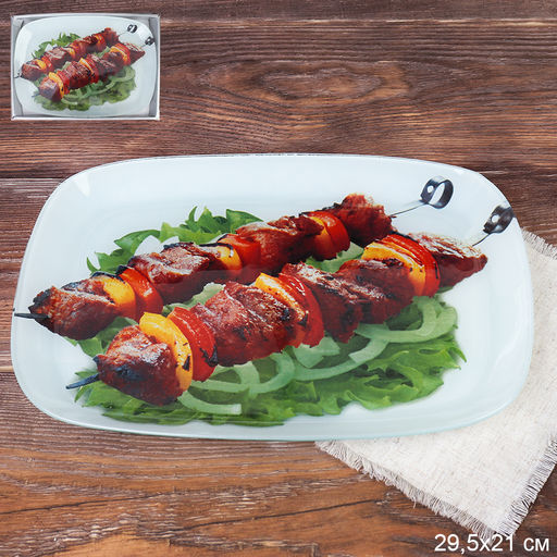 Блюдо прямоугольное глубокое 29,5х21 см В / S445012C -T312 /уп 12/ 698710 - Галеонтрейд фото 3