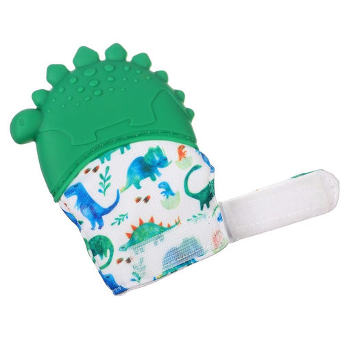 Прорезыватель-рукавичка Крошка Я «Динозаврик», от 3 мес
