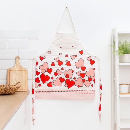 Фартук «Этель» Cat&apos;s love 60×65 см, 100% хлопок, саржа 190 г/м²