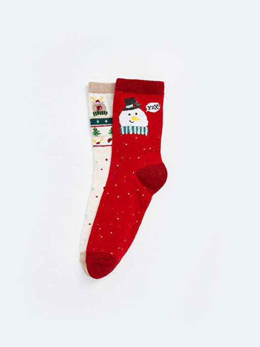 Y?lba?? Temal? K?z ?ocuk Soket ?orap 2li - Waikiki фото 3