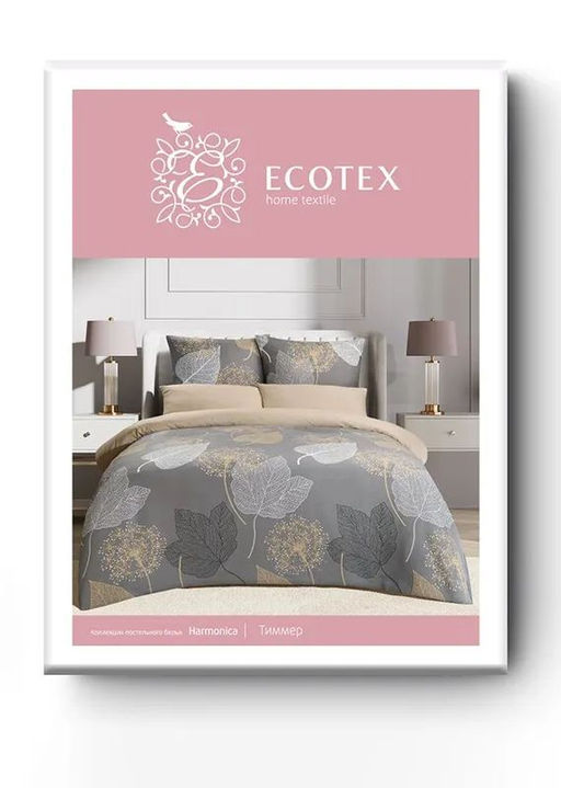 Постельное белье Тиммер Евро + 4 наволочки - Ecotex фото 9