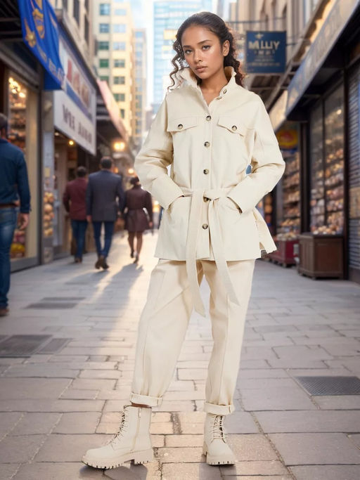 Куртка-рубашка из вельвета OD-704-1 - Tantino фото 2