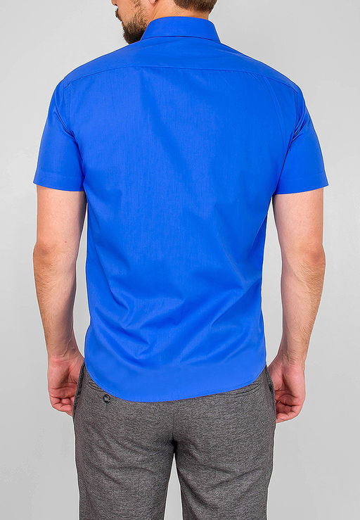 Сорочка мужская короткий рукав GREG 230/109/AZ/ZS/P/1  фото 2