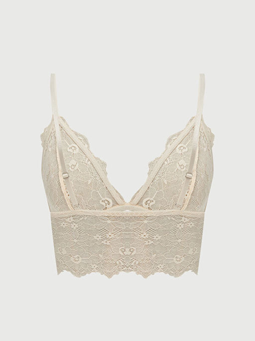 Balensiz Dolgusuz Dantelli Fantezi Bralet