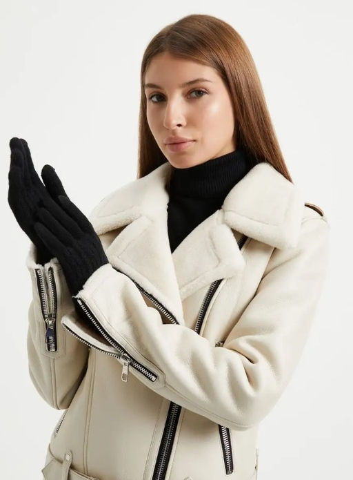 K13124 Перчатки утепленные ЧЕРНЫЙ