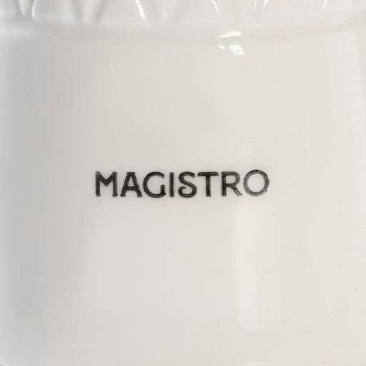 Набор для специй Magistro Argos, 2 предмета: солонка, перечница, 90 мл, 6×8 см, фарфор, белый