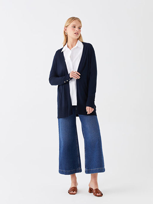 ?al Yaka D?z Uzun Kollu Kad?n Triko H?rka