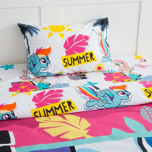 Постельное бельё 1,5 сп Pony girl My Little Pony 143*215 см, 150*214 см, 50*70 см -1 шт - Hasbro фото 2