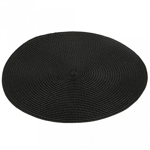 Салфетка под горячее (термосалфетка) Круглая д38см, ПВХ, цвет - черный (Китай) - Домашняя мода фото 2