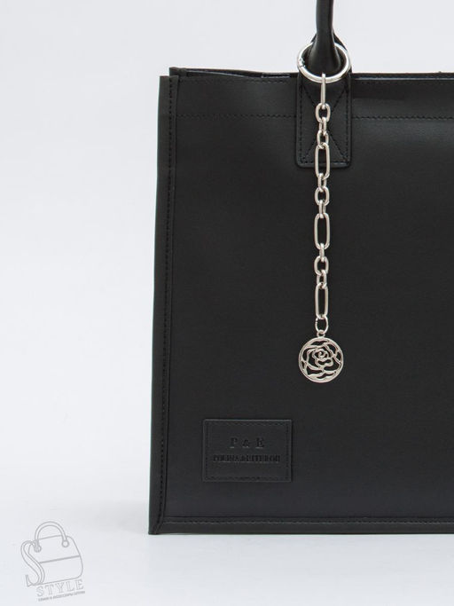 Сумка женская кожаная 1036L black Polina&Eiterou