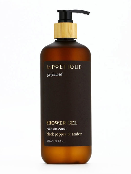 Гель для душа парфюмированный, аромат Black pepper, 500 мл, laPOETIQUE  фото 9