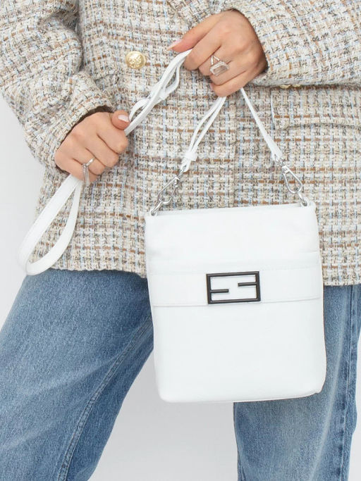 Сумка 98652 white Velina Fabbiana-Safenta