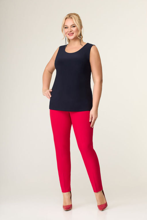 Костюм Svetlana Style 970 синий/красный цветы