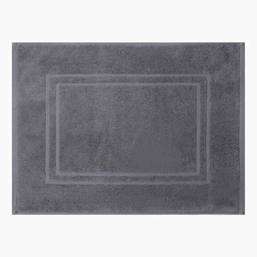 Коврик махровый «Этель» Classic, 50×70 см, хлопок 100%, тёмно-серый