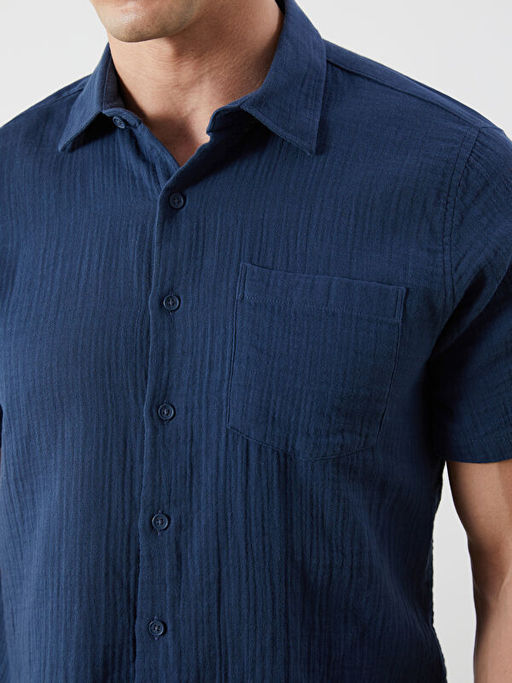 Standart Kal?p K?sa Kollu Erkek G?mlek