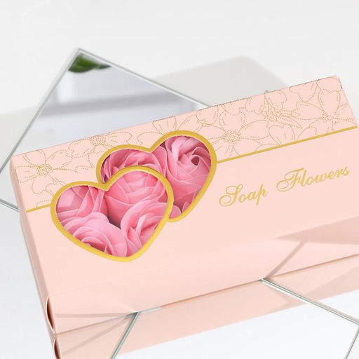 Мыльные розы, розовые, набор 10 шт. - SB BEAUTY фото 2