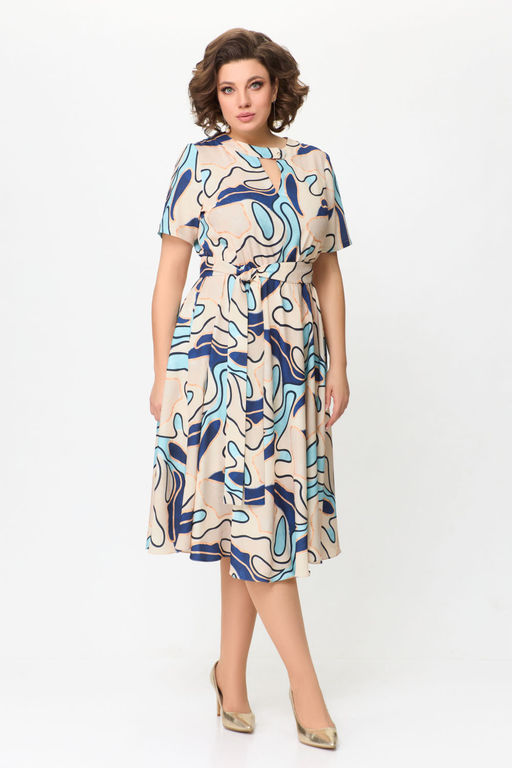 Блуза Swallow 803.2 черный+серебряный узор фото 1110