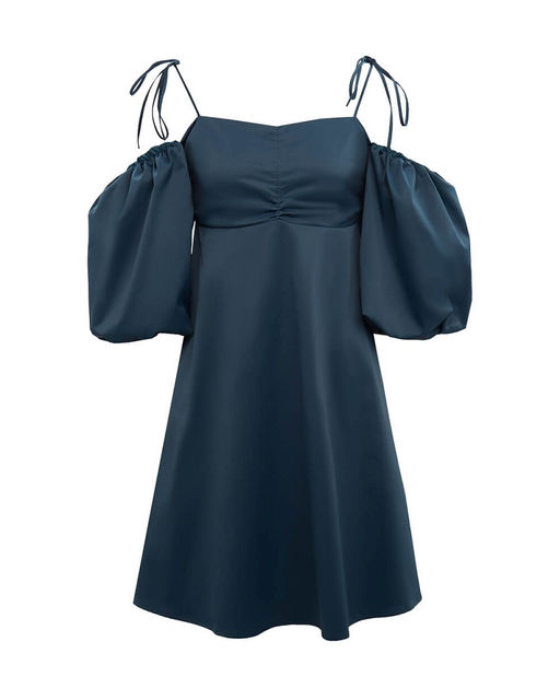 Платье-трапеция с рукавами-буф - Incity фото 5