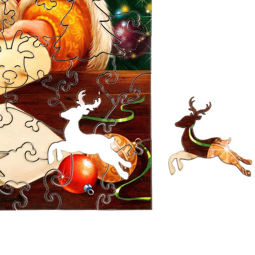 Пазл фигурный Письмо Деду Морозу - Puzzle фото 4