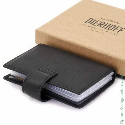 Мужская кожаная визитница Dierhoff Д 8100-010 - Sergio valentini фото 5