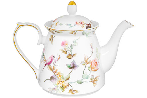 Чайник 1 л 23*13*17 см Певчие птички NEW BONE CHINA, фарфор - Elan gallery фото 5