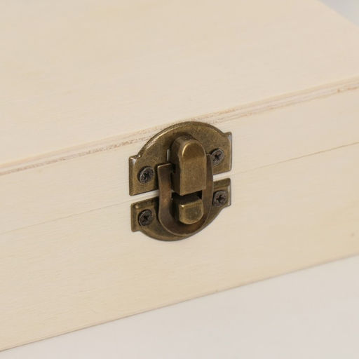 Шкатулка для росписи дерево «Квадрат полосатый», заготовка для творчества, 5×13×13 см