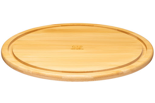 Блюдо сервировочное 29*29*9 см, бамбуковое с пластиковой крышкой