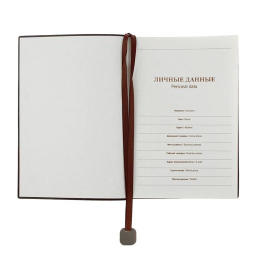 Ежедневник недатированный А6+,116 листов в клетку, обложка ПВХ ЛАЙТ, тонированный срез, МИКС - Simaland фото 4