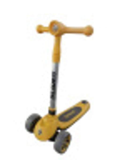 Самокат трехколесный Slider, светящиеся колёса и платформа, руль складной с фонариком