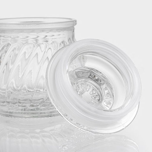 Банка для хранения сыпучих «Рея», 150 мл, 9×8 см, стекло