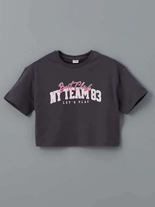 Bisiklet Yaka K?z ?ocuk Ti??rt 2li