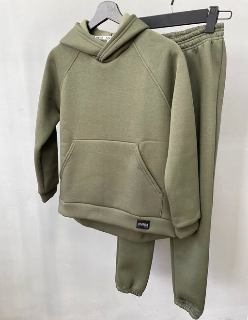 Футер 3х нитка С НАЧЁСОМ Детский костюм утепленный - Knitka wear фото 2