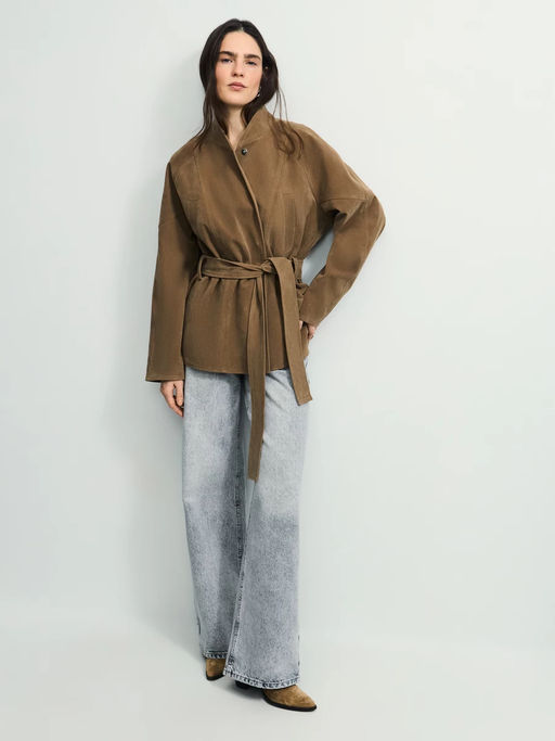 Джинсы wide leg с высокой посадкой / Zarina  фото 5