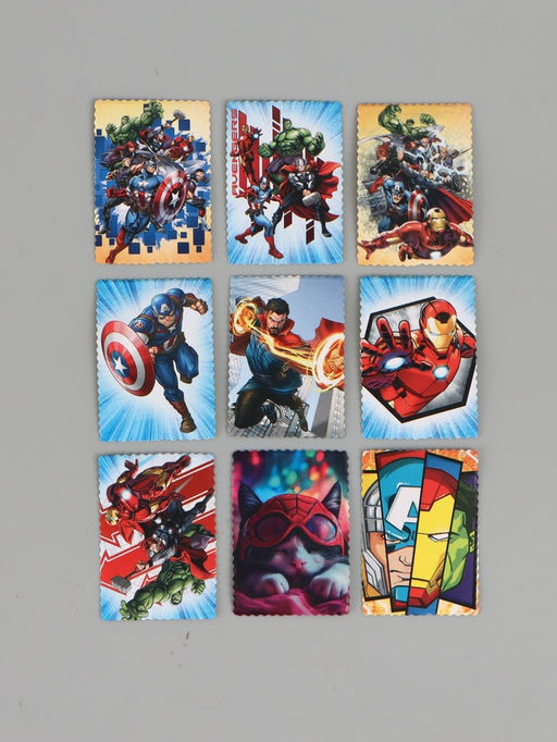 Цена за 2 шт. Наклейки для подарков «Супергерои», 42 штуки в коробке, 3 × 4 см