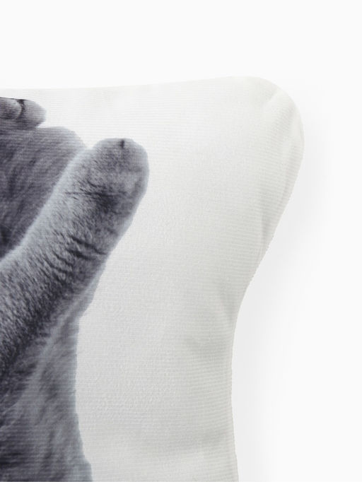 Подушка Этель Playful cat, 40?33 см, 100% п/э, велюр  фото 2