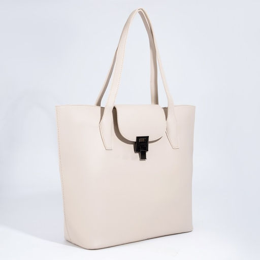 Сумка-тоут на молнии, цвет молочный - Simaland фото 3