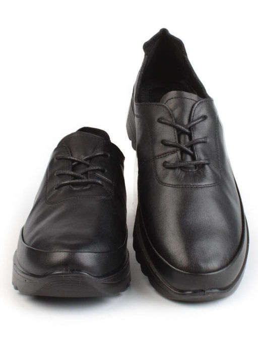 03-5310 BLACK Полуботинки женские (натуральная кожа)