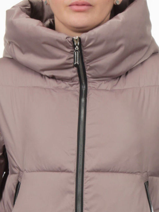 868 BEIGE Пальто зимнее женское (170 гр. холлофайбер) - Fashion фото 4