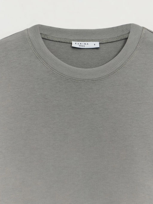 Базовый лонгслив из хлопка / Zarina  фото 3