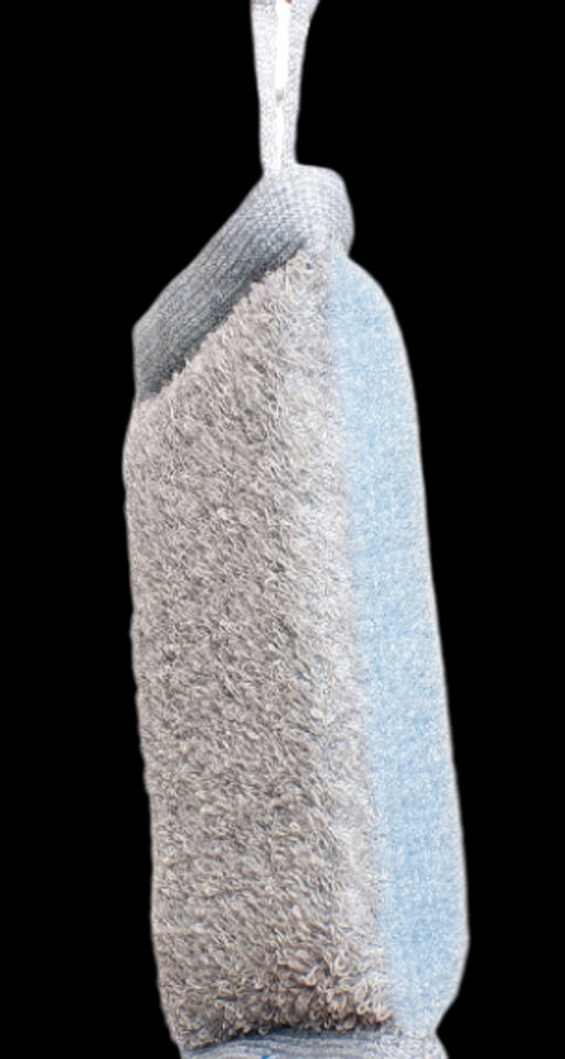 VIVAL Мочалка-брикет двусторонняя 2в1 из хлопковой и массажной нити фото 2