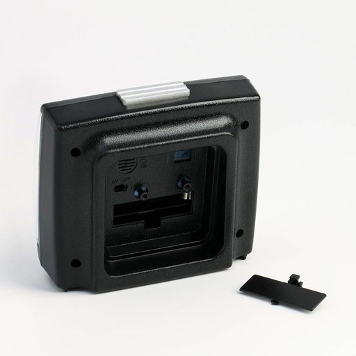 Часы - будильник «Классика», настольные, 14.3×13.2 см, чёрные