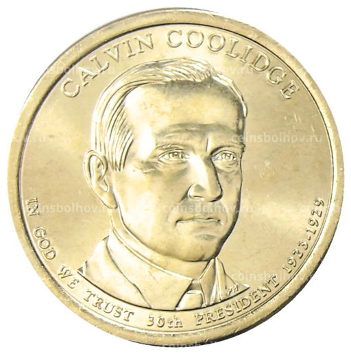 1 доллар 2014 года D США 30-й президент США Калвин Кулидж