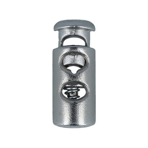 Зажим пластик Micron A 1198 d 4 мм цветные в пакете 72 шт №04 никель