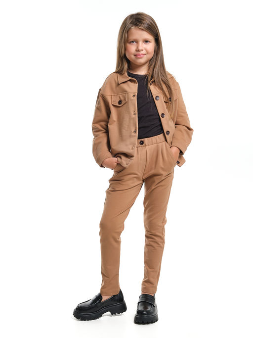 Костюм для девочки детская одежда наряды UD 7710 св.коричневый - Mini maxi фото 4