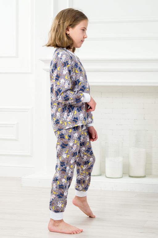 Пижама детская из джемпера и брюк из кулирки Мишки - Амадэль фото 7