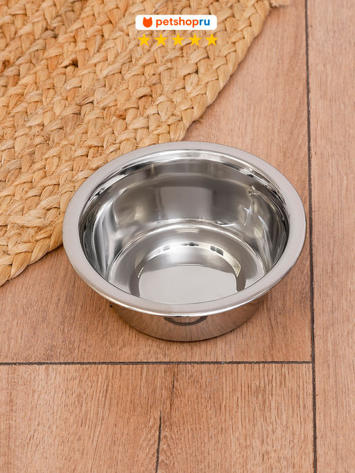 Миска металлическая, с прорезиненным дном 400 мл AEPBASR-01