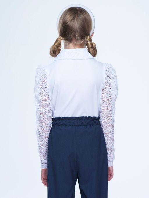 Блузка белый 212230817 - Nota bene фото 19