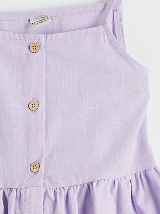 Kare Yaka K?z ?ocuk Elbise